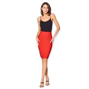 🆕Wow Couture Red Bandage Skirt